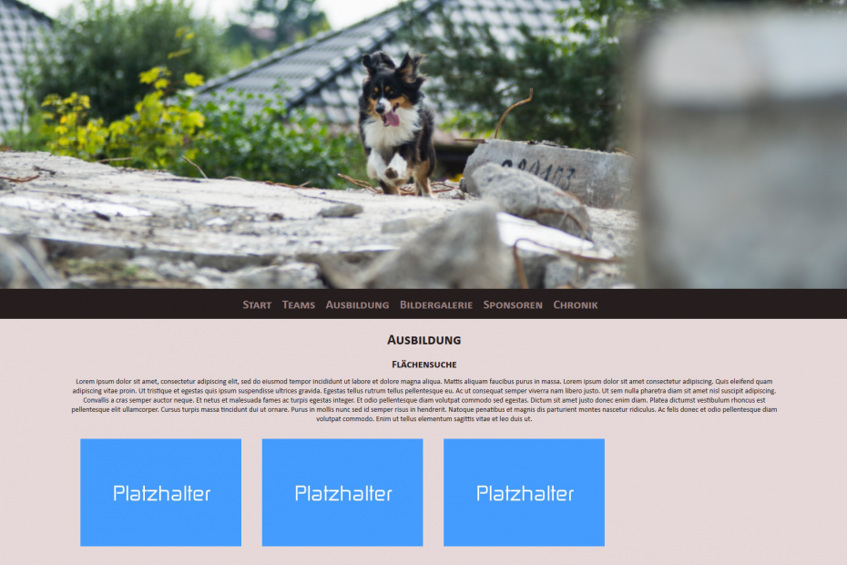 HTML Webseite